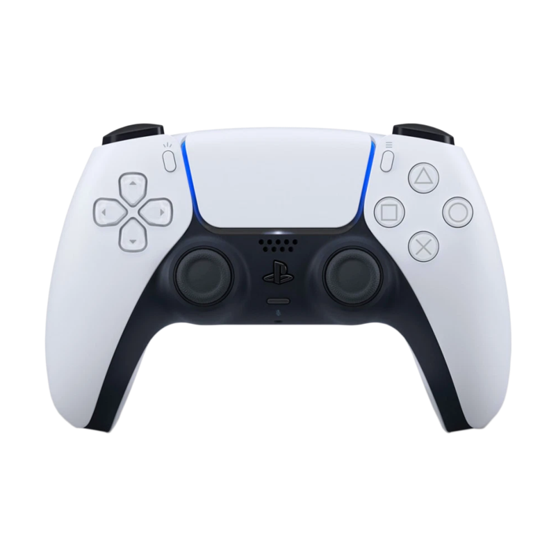 PlayStation 5 met DualSense-controller, gereed voor reiniging na waterschade
